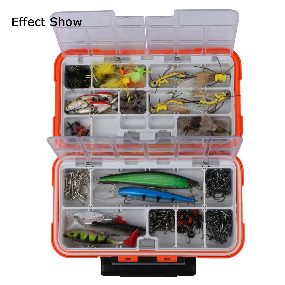 Details about   Goture Fishing Tackle Box Waterproof Lure Bait Hook Box Carp Fishing Accessories 