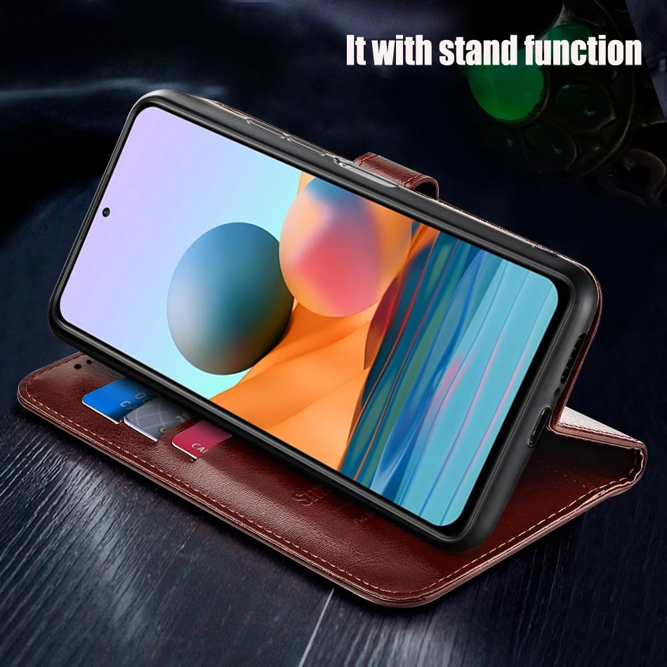 Leather Wallet Case Leather Case Phone Case Leather Phone Case Leather Flip Case For Xiaomi Redmi Note 11 Pro Case Luxury Wallet Card Slots Phone Book cover Redmi Note11 Pro Plus Pro+ 5G case