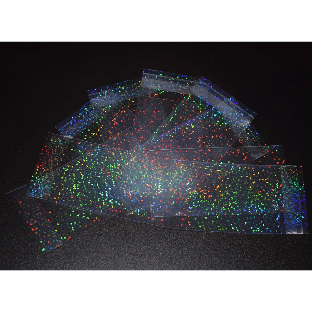 100pcs 57x87mm Seal Small Dots Card Transparent Laser Clear Sleeves Korea Idol Photo Protector Trading Cards Shield Cover | Спорт и