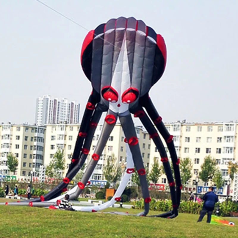 

20m / 26m Large Devil Octopus Kite Squid Kite Soft Animal Kite Adult Outdoor Sports Entertainment Flying Tool High Quality