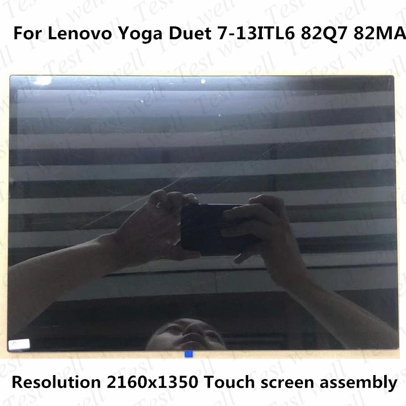 

Original 13 inch Laptop LCD Matrix For Lenovo Yoga Duet 7-13ITL6 7-13ITL6-LTE 82MA 82Q7 touch screen assembly 2160x1350