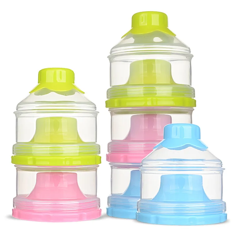 

Baby Products Manufacturers Wholesale Pp Transparent Large Capacity Portable Multi-functional Supplementary Food Box Three Layer