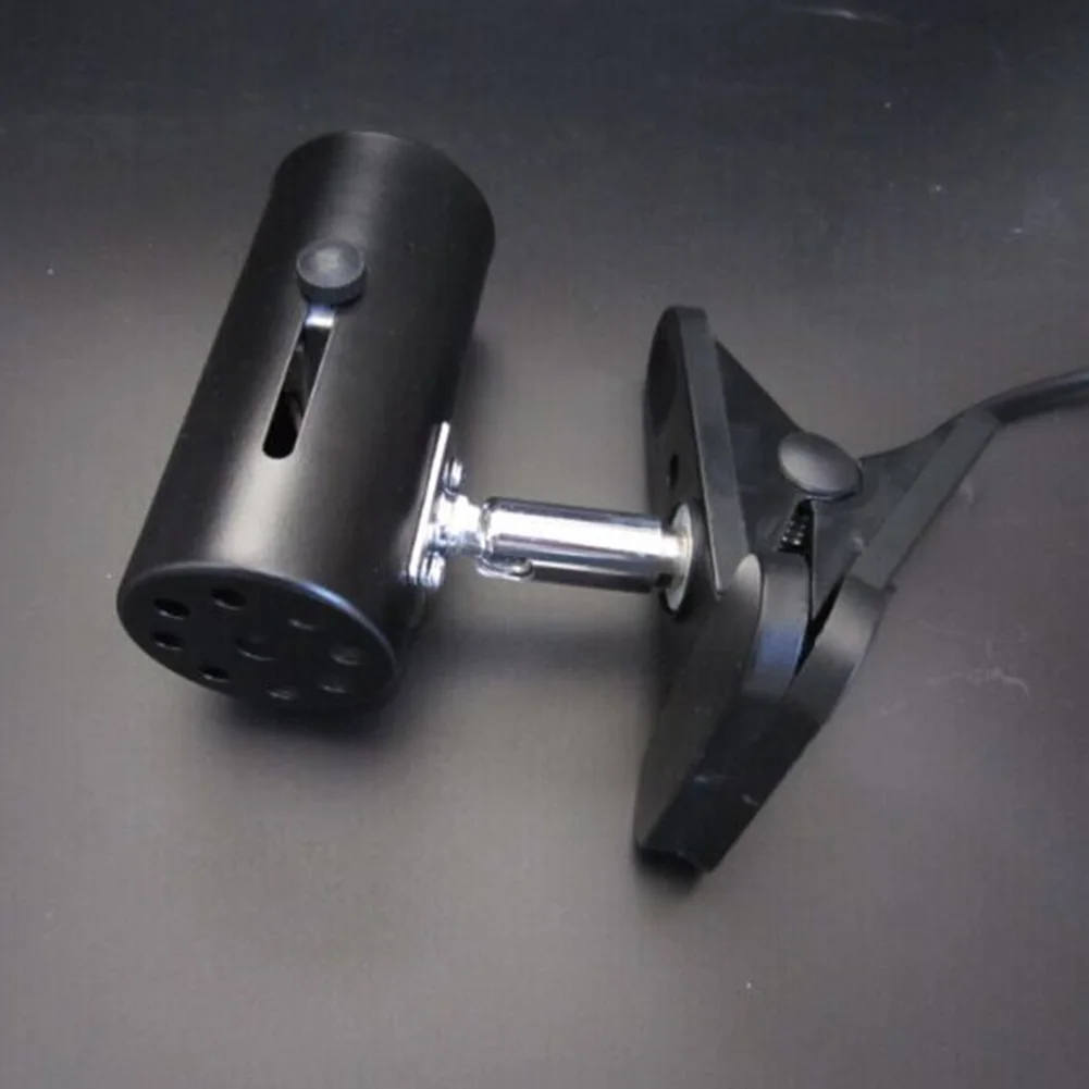 Black US Plug Приспособление UVA+ ультрафиолетовая лампочка зажим для подогрева домашних животных обитания металлическая база аквариум для рыб и черепах торшер держатель с переключателем свет для рептилии зажим - Цвет: Black US Plug
