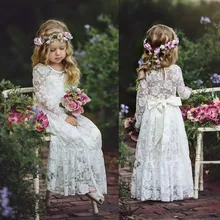 bohemian communion dress