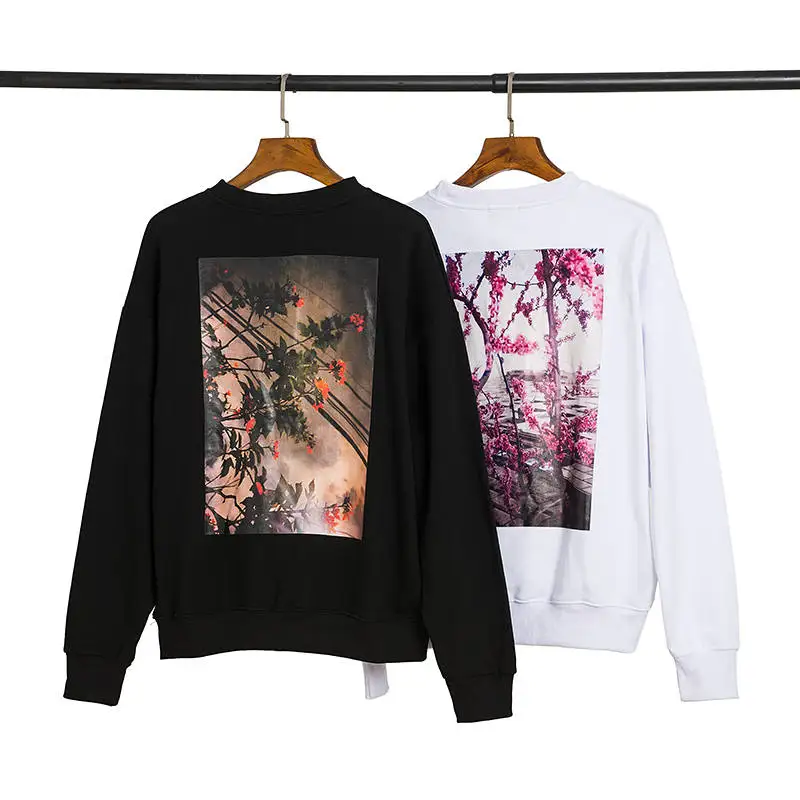 

Justin Bieber Essentials Sweatshirt Men Women Sweatshirts Floral Double Line Fashion High Quality