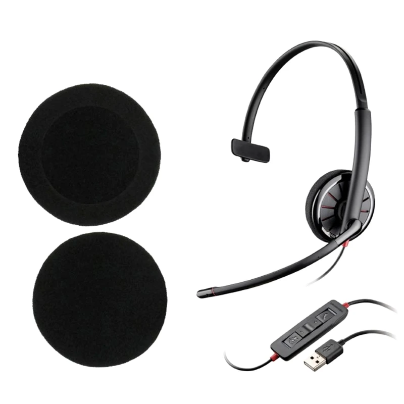  10pcs Ear pads Replacement soft Foam Pad Cushions For -Plantronics 310 470 478 628 626 Headphone | Электроника