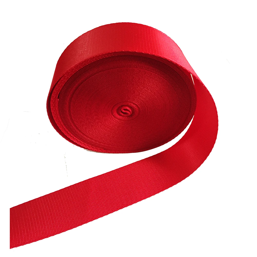

3M-30M Red European Standard Car Seat Belt Webbing Car Personalized Modification Seat Belt Webbing Car Accessories