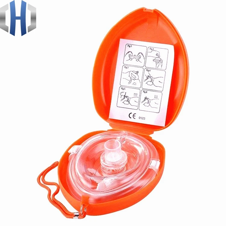 

Inflatable CPR Mask Mouth-to-mouth Simple Respirator Mask Rescue Cardiopulmonary Resuscitation Emergency Mask