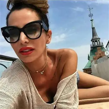 

Fashion Cat Eye Gradient Oversized Sunglasses Frame Women Men 2020 Retro Brand Designer Sunglasses Trending Wholesale