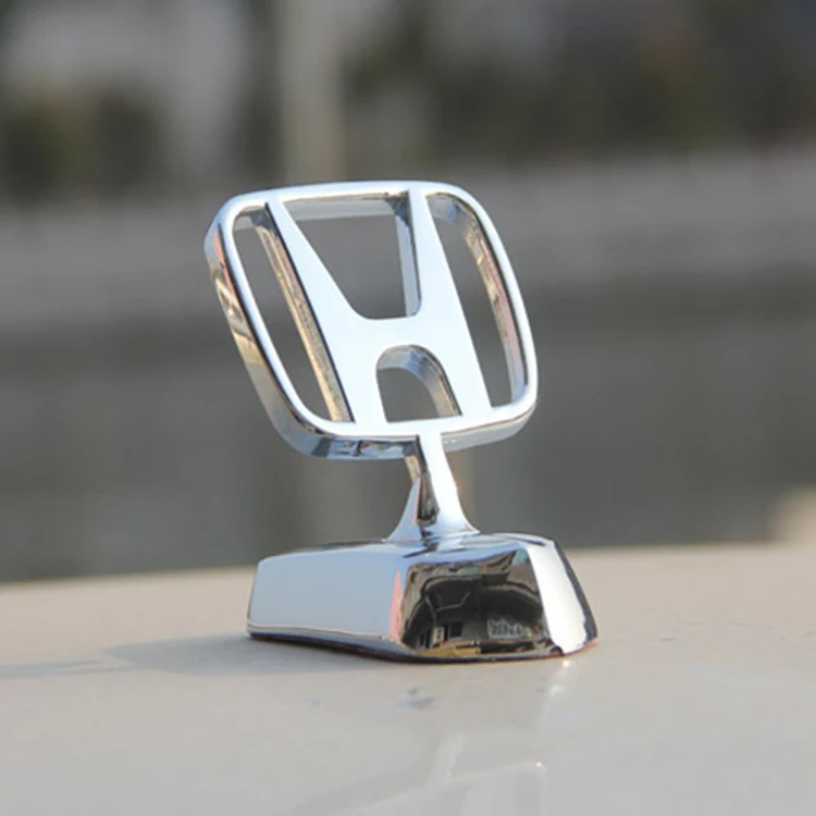 

Car Styling Metal Chromed Emblem Badge Sticker Front Logo for Honda Civic Accord CRV HRV Fit Jazz City Odyssey Jade Inspire