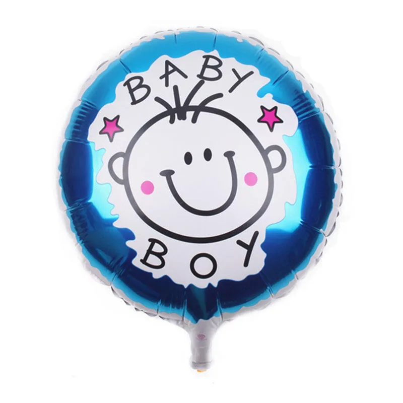 18-дюймовый Baby Shower Пол раскрыть Фольга воздушный шар Дети 1st День рождения Фольга воздушные шары для мальчиков и девочек, в первую очередь предметы для украшения дня рождения - Цвет: G03