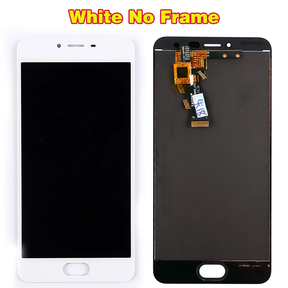 

KUERT LCD For Mei zu M3S Mini Y685C Y685M Y685Q LCD Display Digitizer Screen Touch Panel Glass Sensor Assembly + Frame Tools