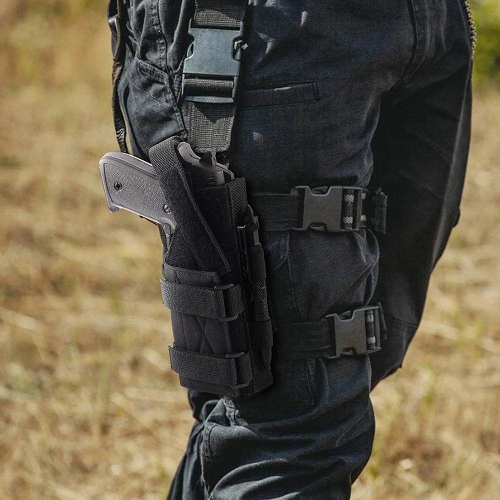 Nylon Tactical Gun Holster for Right Hand Pistol