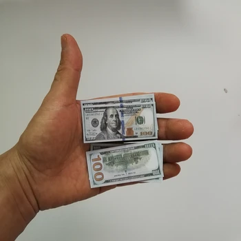 

Creative Gift Miniature toy bills 100 US Dollars Photo Decoration Paper Money Children's Toy Small size Euro