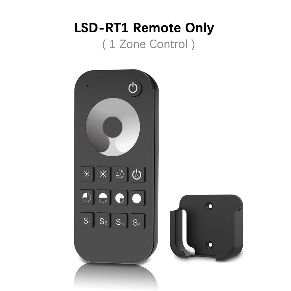 LSD-RT1 Remote Only Светодиодный диммер переключатель 12V 24V 15A PWM 2,4 г светодиодный сенсорный RF Беспроводной дистанционный умный Wi-Fi диммер контроллер для одного Цвет Светодиодные ленты - Цвет: LSD-RT1 Remote Only