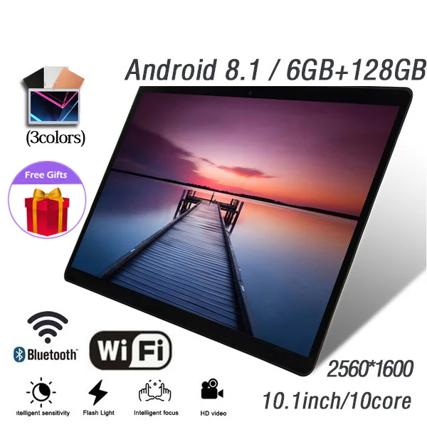 Горячая Распродажа 10 1 InchTen Core 6G + 128G Android 8 WiFi планшеты две sim-карты двойная камера