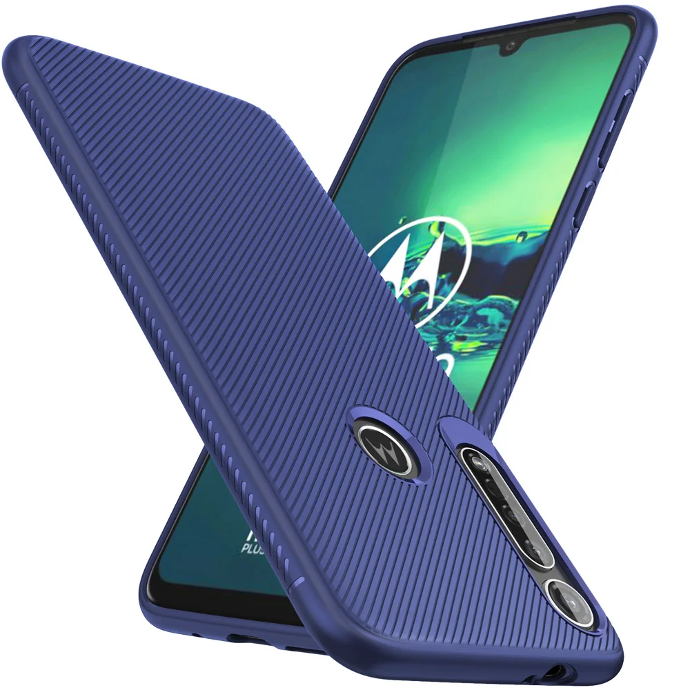 Мягкий силиконовый чехол GKK из ТПУ для Motorola Moto G8 Plus Play One матовый твиловый