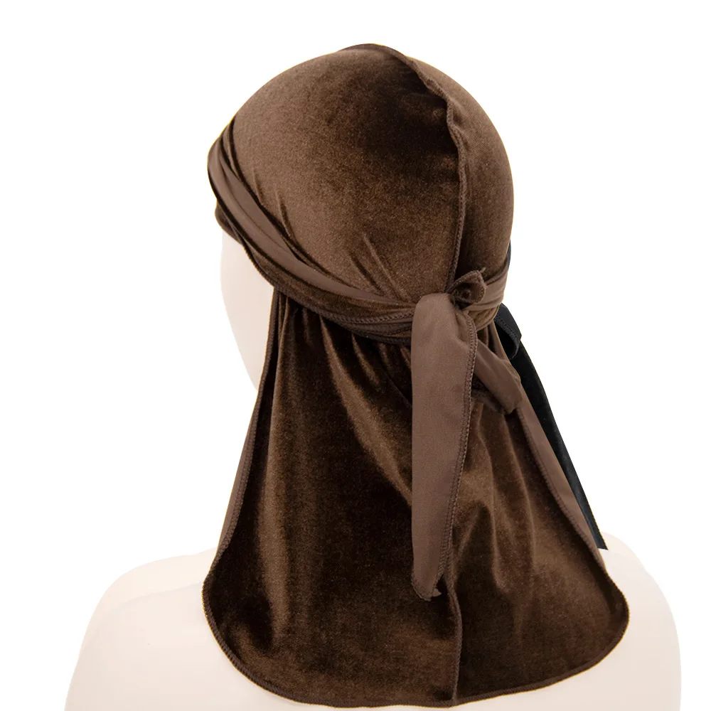 4 Durag Lunghi Unisex - Fasce Setose Per Capelli, Stile Hip-Hop E Protezione Solare