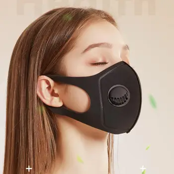 

10pcs Anti-pollution Mask Dust-proof pm2.5 Mask Anti-virus Reusable Washable Mask Respirator With Breathing Valves