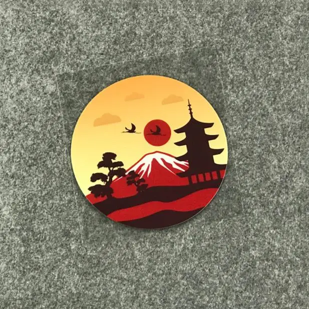 Светоотражающие Rising Sun JDM японские стикеры fuji для крепления на автомобиле