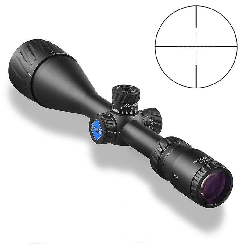 

High Quality Scope Discovery VT-1 4-16X50AOE Tactical Riflescope Objective Lens Focusing Lock Turrets Hunting Sporting Sights