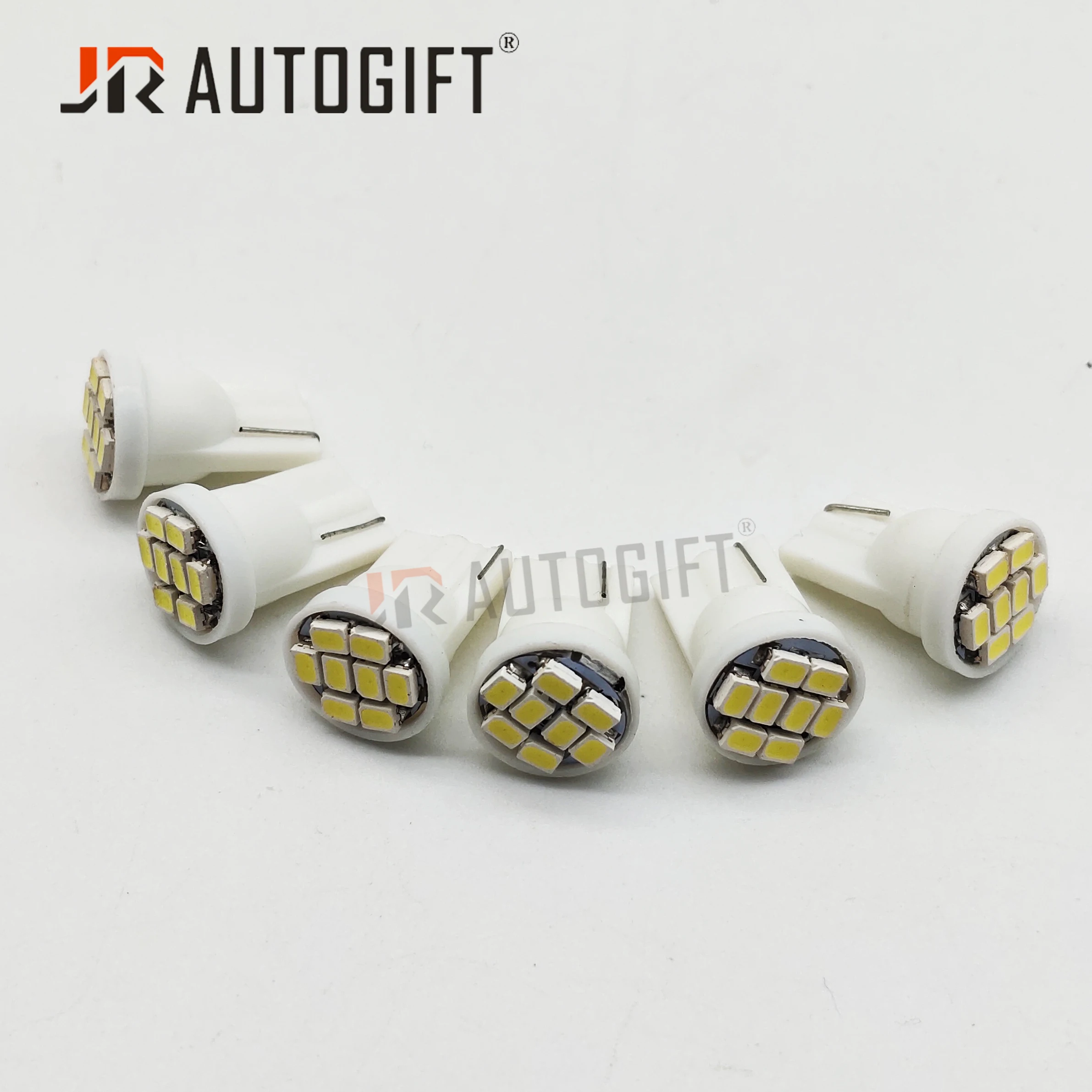 10 шт. 12В 24В белый 1206 3020 8smd T10 8led led 194 168 192 W5W супер яркий авто освещение 8Smd