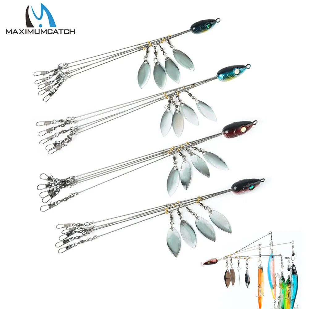 

Maximumcatch 5 Arms Umbrella Fishing lure Rig 21.5cm 18g Alabama Rig Head Swimming Bait Bass Fishing Lure Snap Swivel Spinner