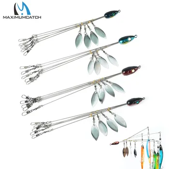 

Maximumcatch 5 Arms Umbrella Fishing lure Rig 21.5cm 18g Alabama Rig Head Swimming Bait Bass Fishing Lure Snap Swivel Spinner