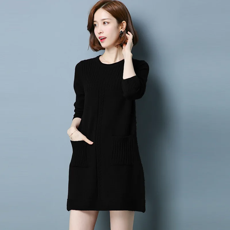 

Sweters 2023 Pullover Women Women Yellow Long Sweater Korean Style Top Femme 2023 Knitwear Sueter Mujer KJ152