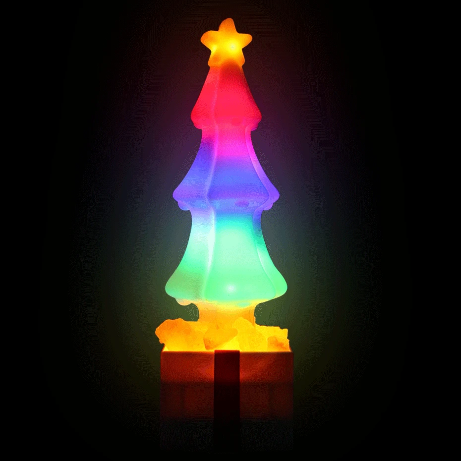 

Night Light 3D Christmas Tree Bulb Light Gift Colorful Shining Decoration E27 USB Port 3W Energy-saving SMD 2835 Festival Light