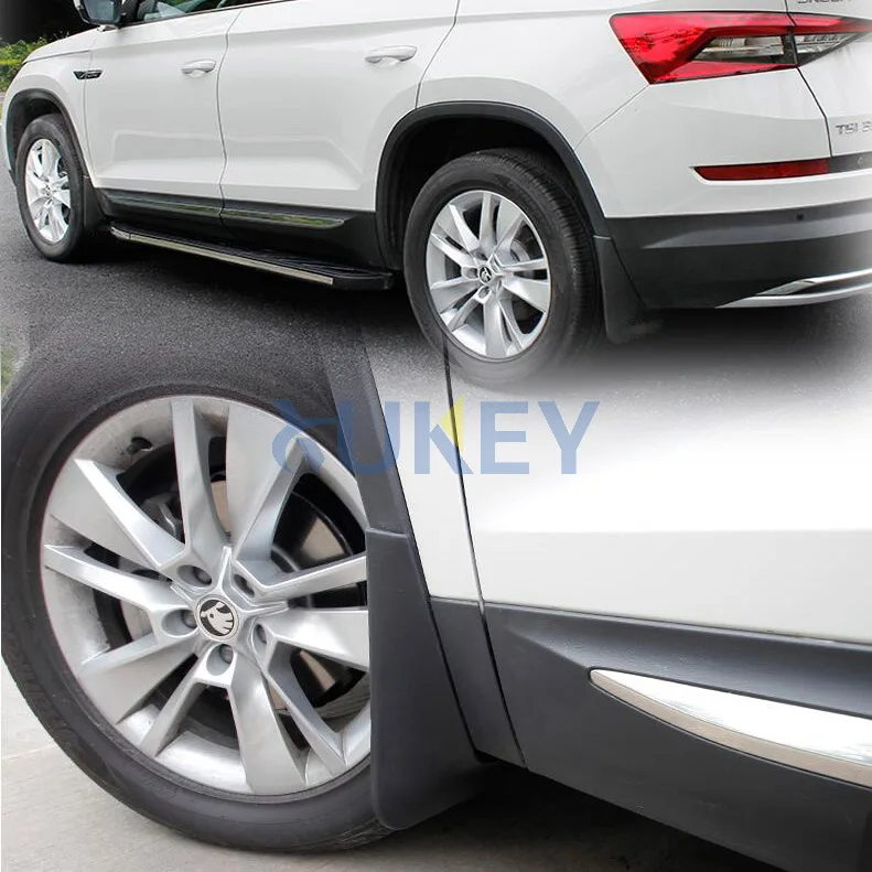 Для Skoda Kodiaq Брызговики крыло брызговиков автомобильные аксессуары Передние Задние Автомобильные Брызговики