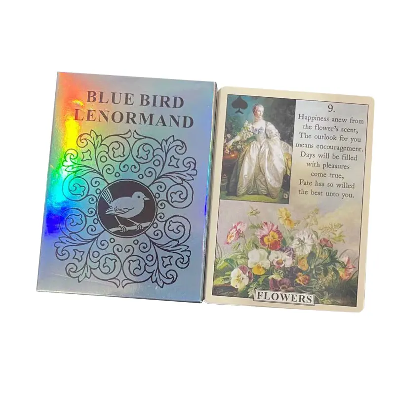 Карточки с Таро Blue Bird Lenormand классические настольные игры на английском языке