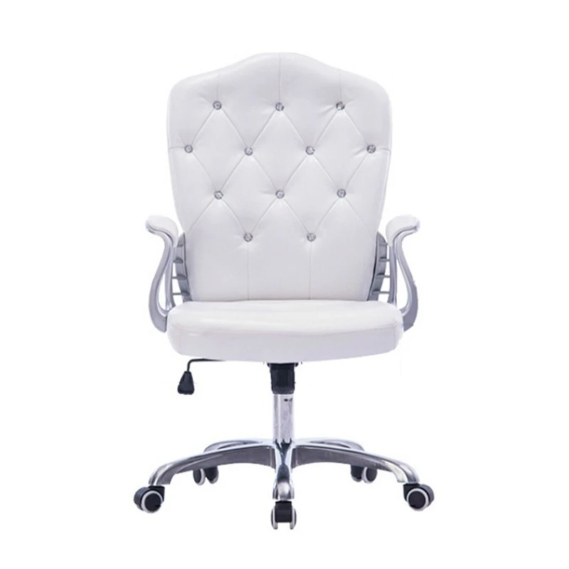 

Style Lifted Computer Chair Household Multi-function Swivel Chair Rotated Office Executive Chair Slidable Makeup Stool
