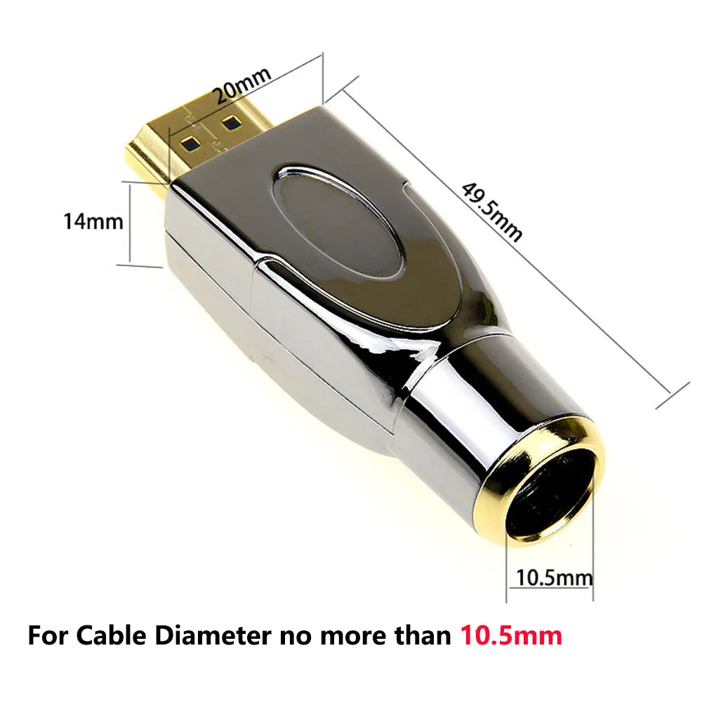 HQ0105 Straight HDMI сварочный разъем HDMI 2,0 штекер DIY HD линии адаптеры поддержка 4K 2K HDMI 2,0/1,4/1,3 - Цвет: HQ0105 Straight