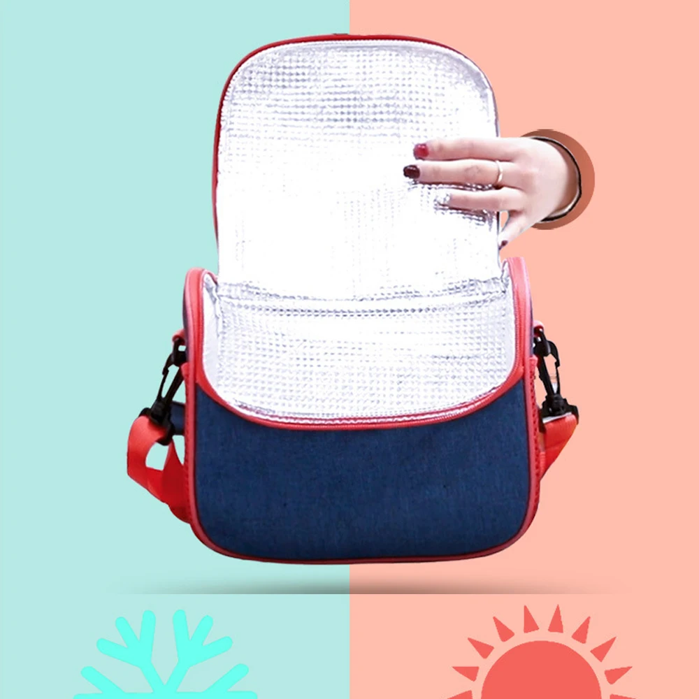 Портативный Термоизолированный кулер контейнер Bento для обеда сумка-тоут Открытый Кемпинг Пеший Туризм Пикник Чехол-сумка для хранения