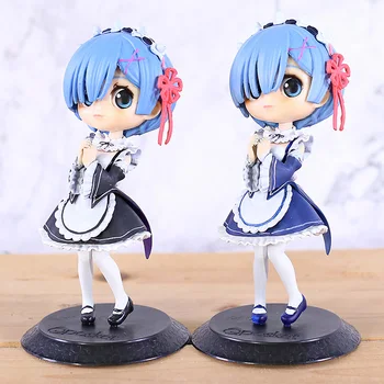 

Re:Zero Starting Life in Another World Q Posket Rem Maidservant Ver. PVC Action Figure Collection Model Toy gifts