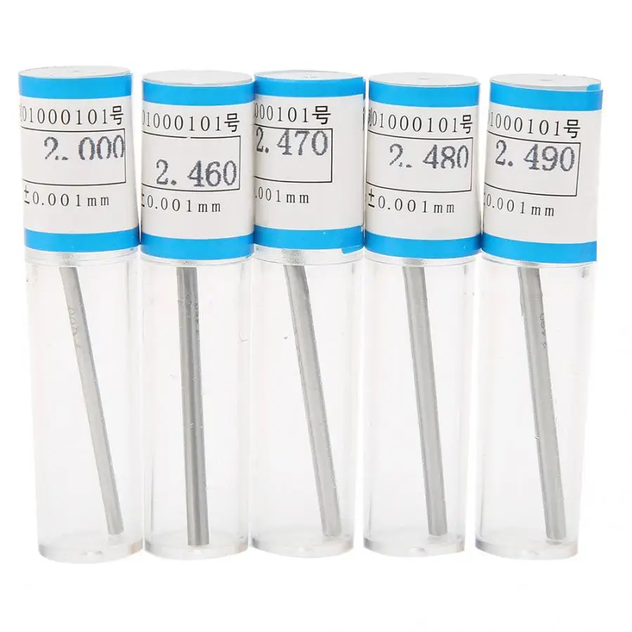 

Pin Gauges Measuring Tools Smooth Surface Pin Gauge Set High Accuracy Bearing Steel Measuring Tool 2-2.49mm Carpenter