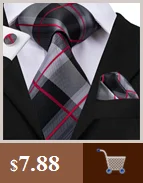 Белый галстук для мужчин Серые шелковые галстуки цветочный шейный платок галстук-бабочка с узором бутоньерка карманные Квадратные запонки, Подарочная коробка формальная 8,5 см Hi-Tie