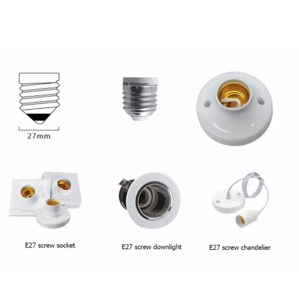 45W E27 LED Bulb 85-265V Super Bright Foldable Fan Blade Angle Adjustable Ceiling Lamp Home Energy Saving Lights LED Lamp