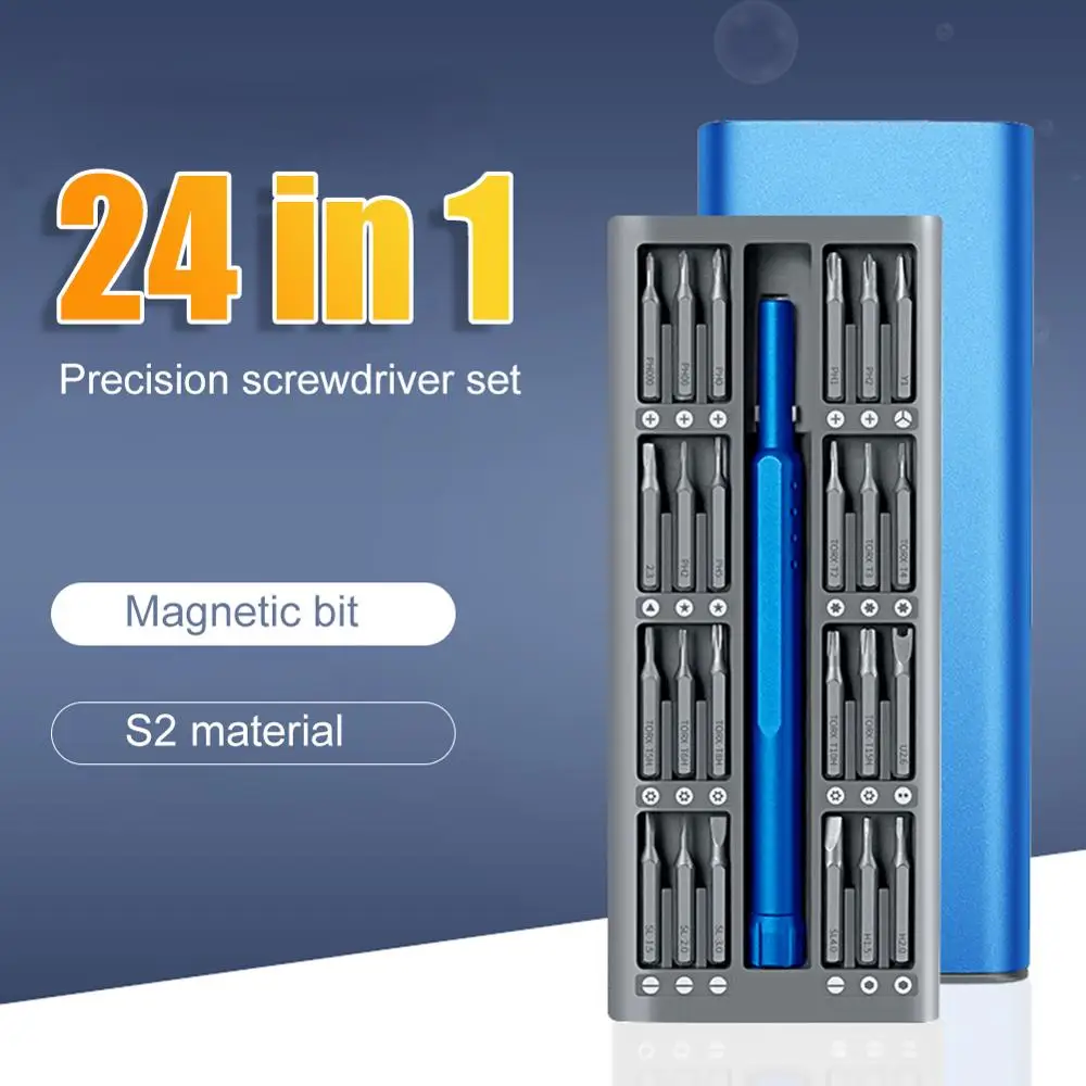 

2020 New Screwdriver Set 25/49 In 1 Precision Screw Driver Torx Bit Magnetic Bits Box DIY Screwdriver Kit Home Repair Hand Tool