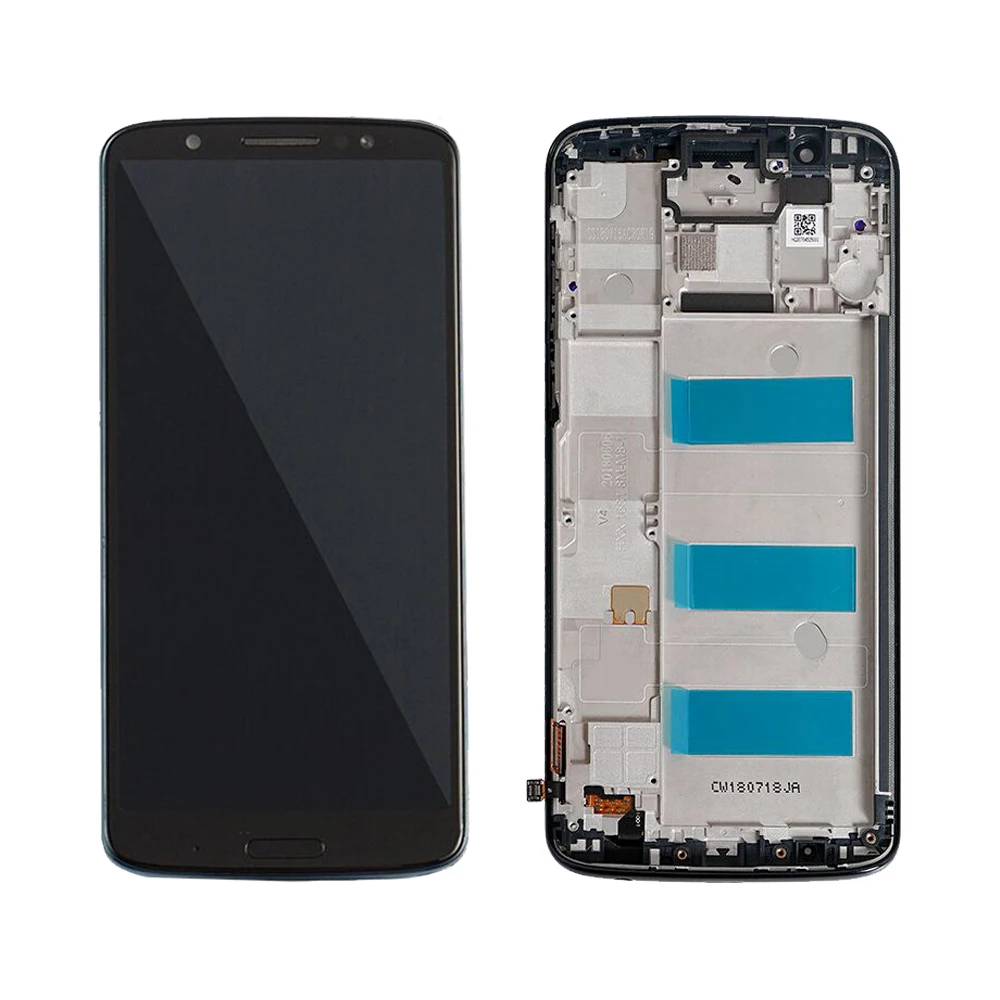 5," для Motorola Moto G6 Plus lcd кодирующий преобразователь сенсорного экрана в сборе для MOTO G6 Plus дисплей с рамкой Замена XT1926