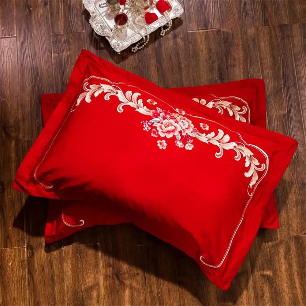 Комплект постельного белья с принтом короны для свадьбы серии queen/King size 4/6 шт