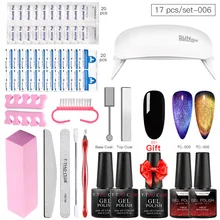 T-TIAO CLUB 6 мл Гель-лак для ногтей глаз хамелеона кота набор магнит замочить от УФ светодиодный Гель-лак Полупостоянный маникюрный Гель-лак