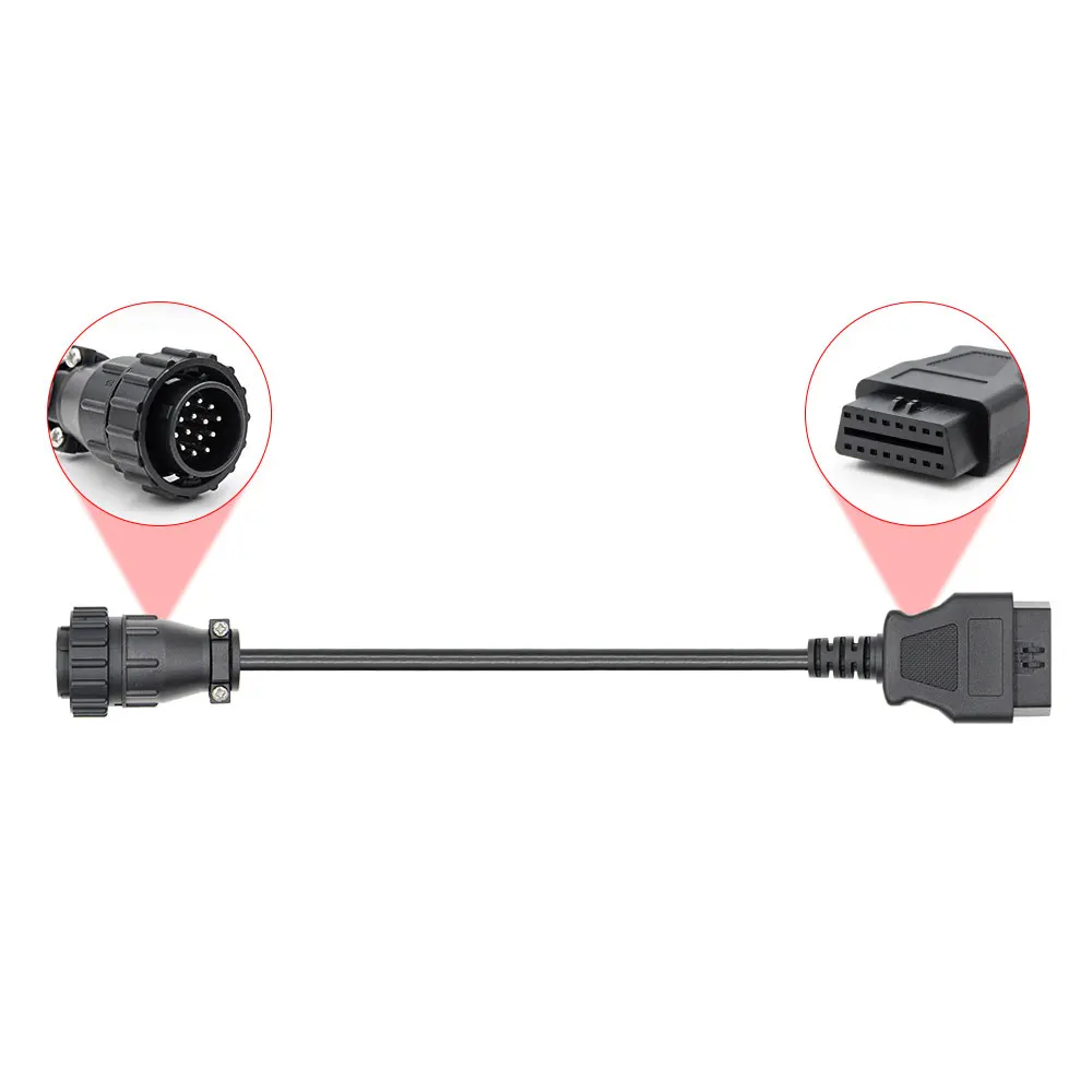 Для MB дизель 14pin 14 Pin до 16pin 16 Pin OBD2 кабель obd-ii разъем OBD2 сканер для MB диагностический инструмент для TCS CDP Pro