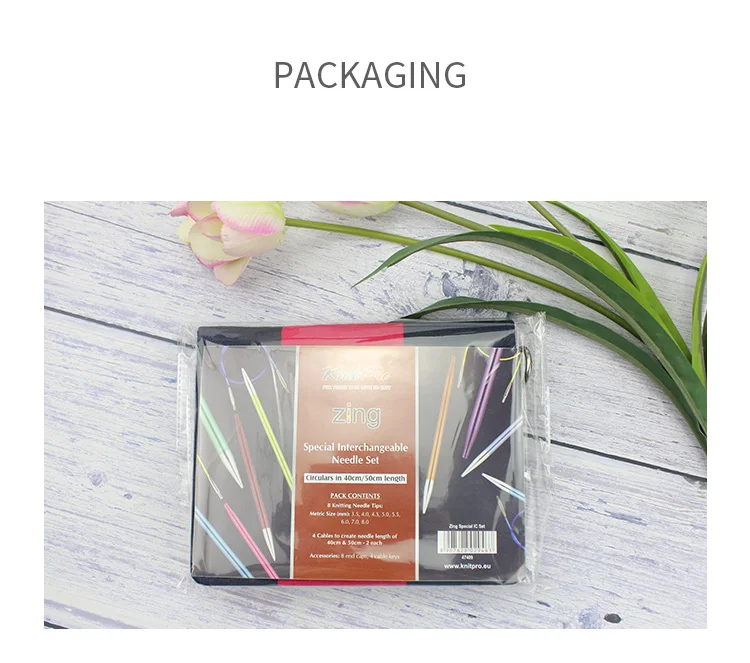 Knitpro Zing Special  Interchangeable Circular knitting Needle Set