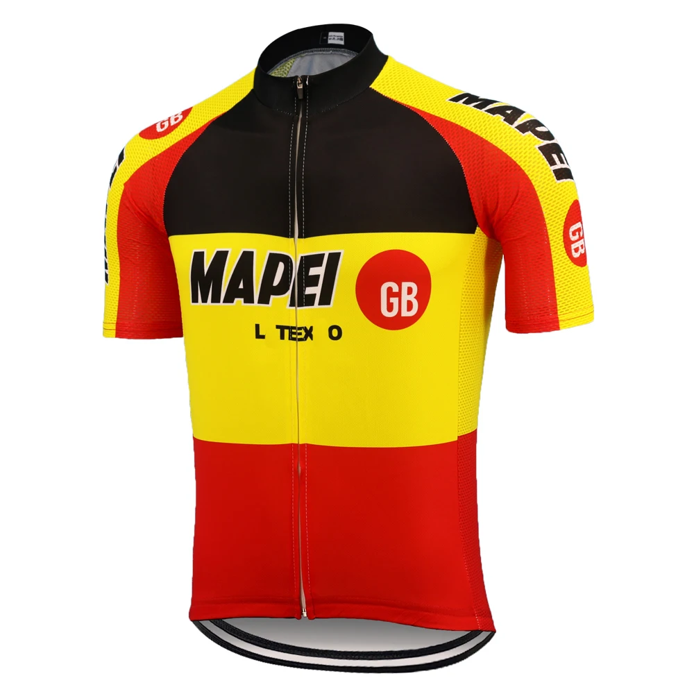 Веломайка MAPEI в стиле ретро трикотажная одежда для езды на велосипеде