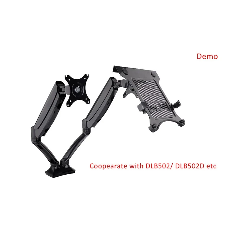 Лоток для монитора с держателем рук DLB502D подходит 10 &quot 17&quot ноутбука VESA отверстие