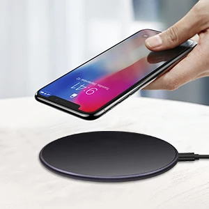7,5 Вт Qi зарядное устройство совместимо с iPhone/XR/Xs Max/X iPhone 8/8 Plus, 10 Вт быстрая Беспроводная зарядная панель