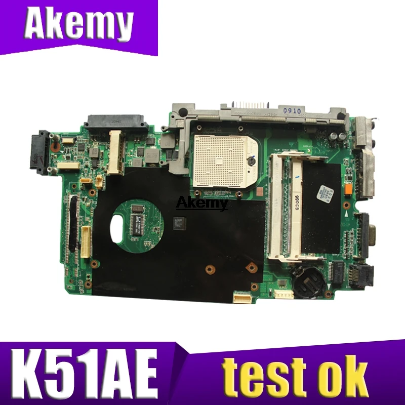 K51AE системная плата AMD для ASUS K70AE X7AE K51AB K51AC K70AC Материнская плата ноутбука K51AE для тестирования системной ОК