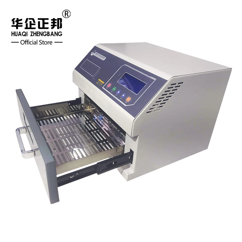 ZB3530HL 데스크탑 리플로우 오븐, 2400W 350x300mm 적외선 열풍 Smd 리플로우 납땜, Smt 소형 배치 생산 및 가공